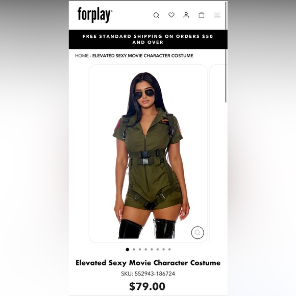 Sexy Pilot Costume from ForPlay - Picture 1 of 3